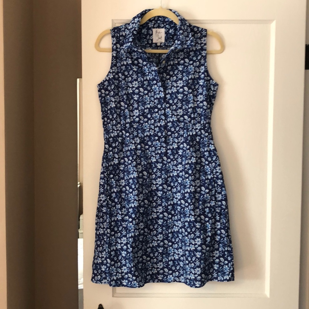 Sleeveless Shirt Dress